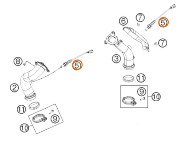 SENSOR LAMBDA 990 EFI