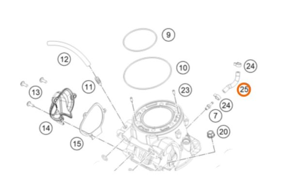 MANGUERA SENSOR DE PRESION DEL CILINDRO TPI
