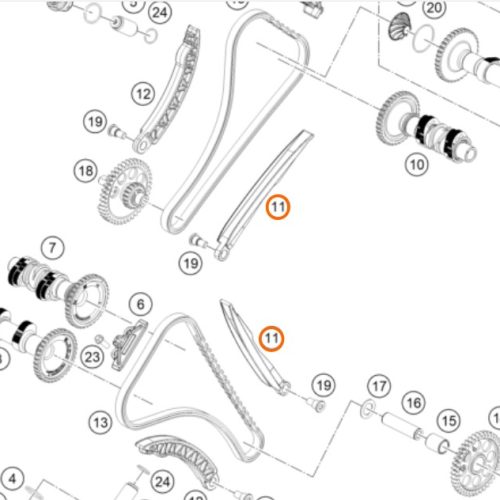 GUIA DE CADENILLA 1050-1290 ADV/SD 13-19