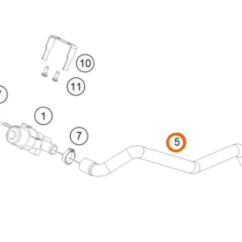 MANGUERA ADM POSTERIOR 1290 S ADV-R 20