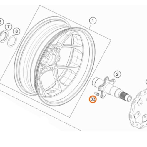 ESPACIADOR DE ARO POSTERIOR 1290 S. DUKE