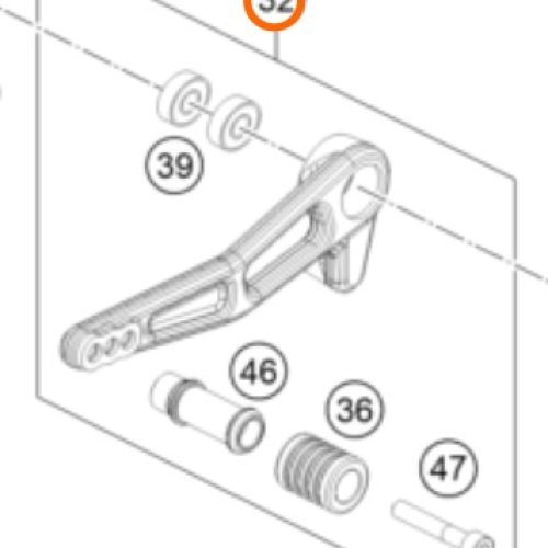PATA DE CAMBIOS 1290 S.DUKE 16-19