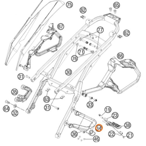SOPORTE DE ESTRIBO