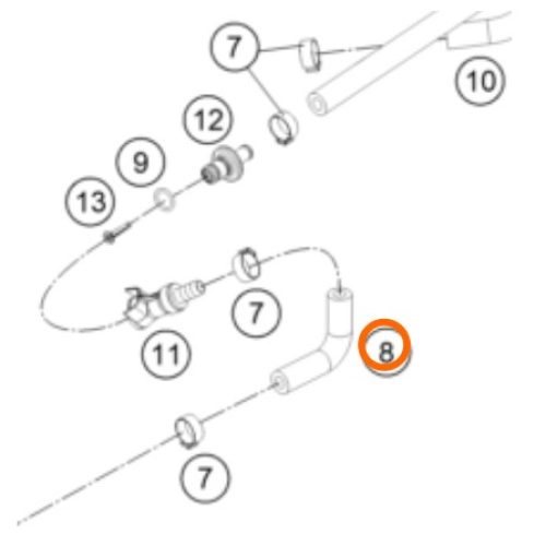 MANGUERA DE COMBUSTIBLE 690 DUKE 13-15