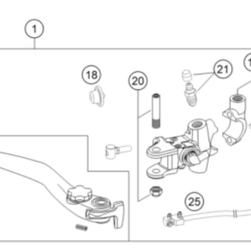 MANIGUETA DE FRENO SM