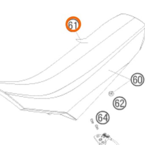 FORRO DE ASIENTO 950 SE/SM 06-09