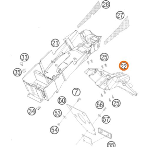 PORTA PLACA 950 S.END R 06-09