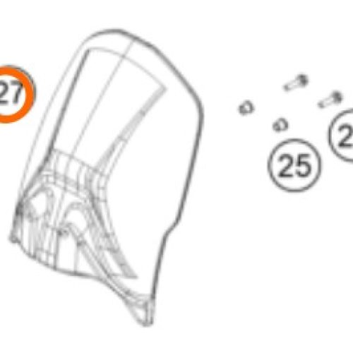 PROTECTOR DE AMORTIGUADOR 790 ADV S/R 19-20