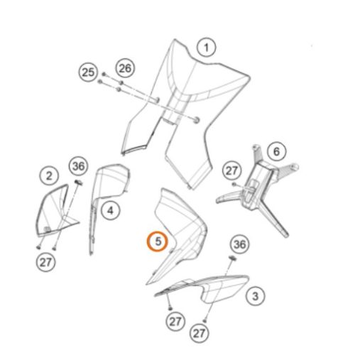 MASCARILLA DE FARO IZQ 790 ADV 19-20