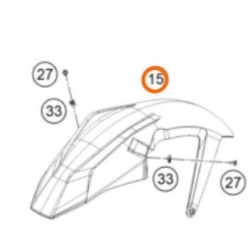 GUARDAFANGO DELANTERO 790 ADV S 19-20