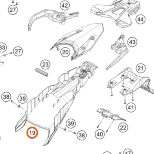 GUARDAFANGO POSTERIOR 790 ADV INTERNO 19-20