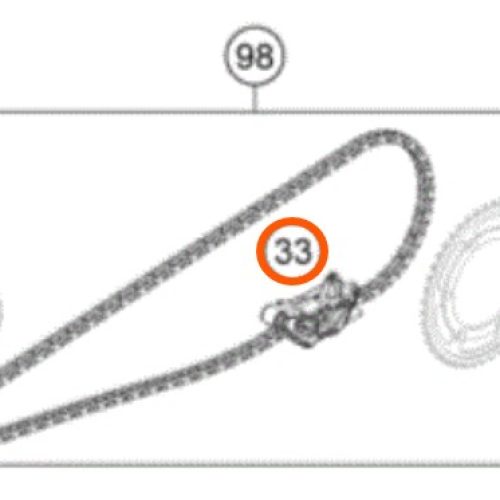 CADENA X RING CON GUIA 790 ADV 2019