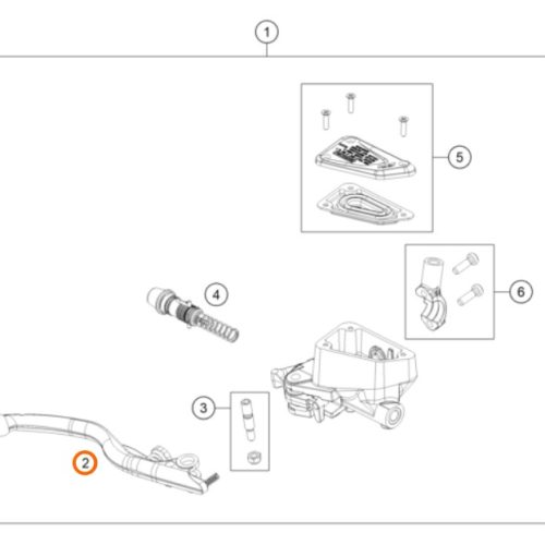MANIGUETA DE FRENO 790 ADV 2019