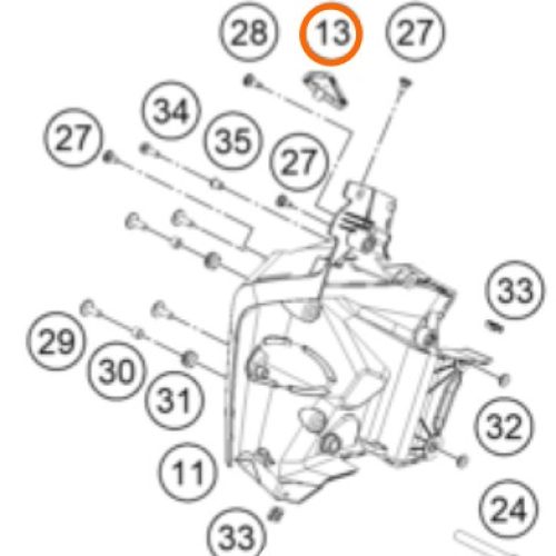 TAPA PLASTICA DE TABLERO DERECHA 790 ADV