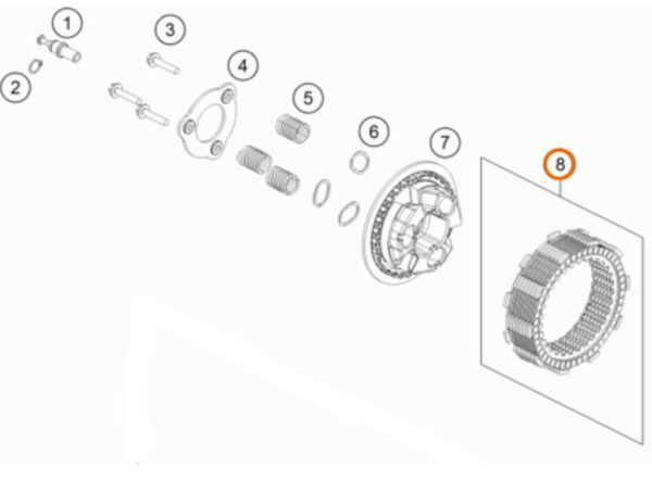 DISCOS DE EMBRAGUE 790 ADV 19-20