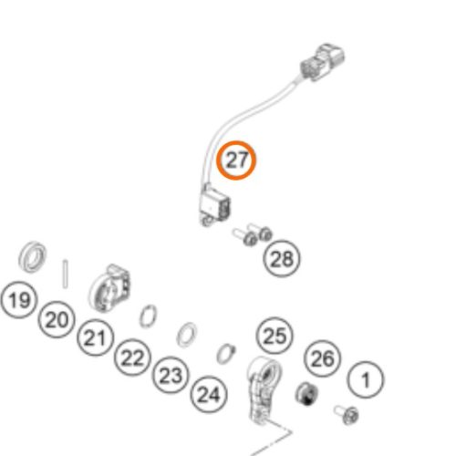 SENSOR DE POSICION DE CAMBIO 790 ADV 2019