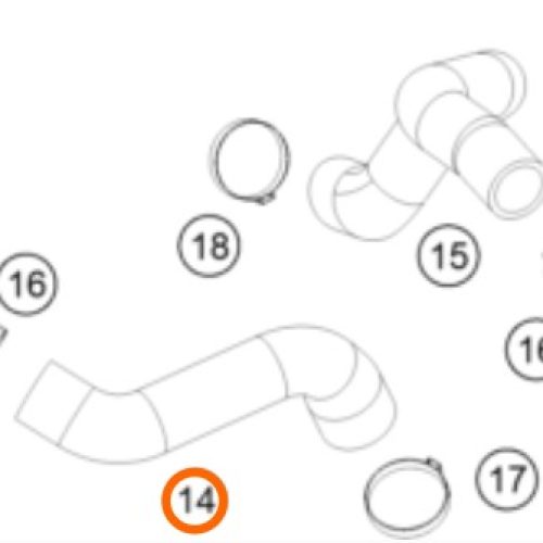 MANGUERA DE RADIADOR 790 ADV S/R 19-21