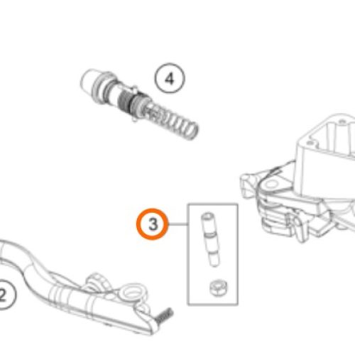 PERNO DE MANIGUETA DE FRENO 790 DUKE 18-19