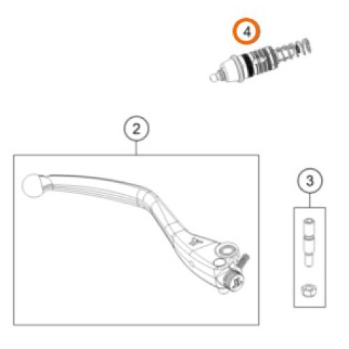 KIT DE REPARACION BOMBA DE FRENO 790 DUKE 18-19
