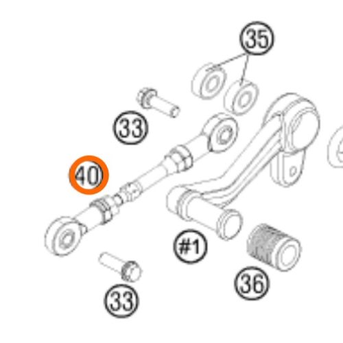 LEVA DE PALANCA DE CAMBIOS S.DUKE 05-10