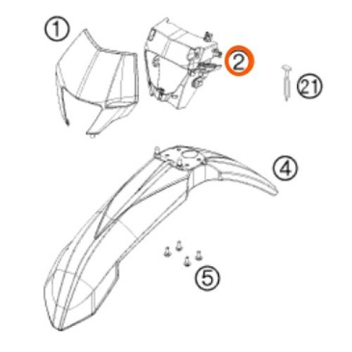 MASCARILLA DE FARO INTERIOR