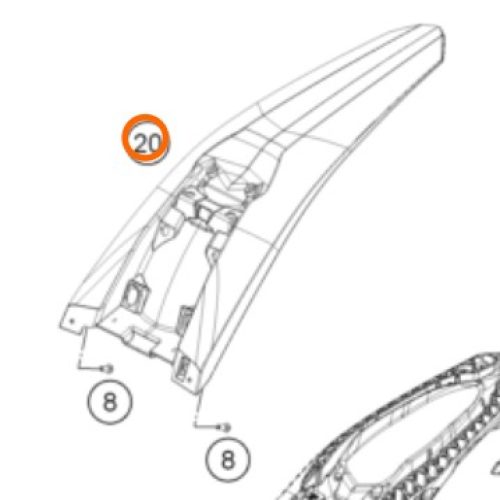 GUARDAFANGO POSTERIOR FREERIDE 12-14