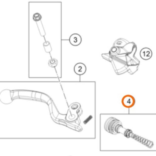 KIT DE REPARACION BOMBA DE FRENO/EMBRAGUE 65/85 14-19