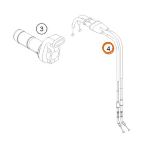 CABLE DE ACELERADOR 4T FREERIDE 350 13-16