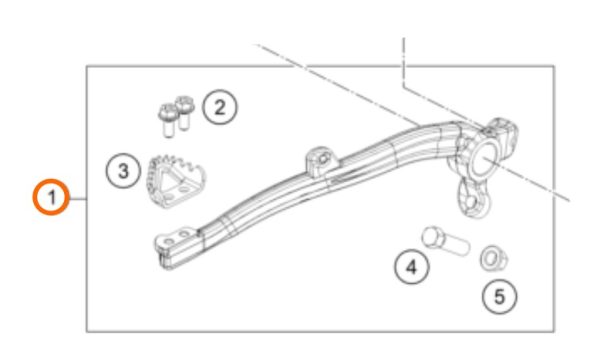 PATA DE FRENO 350 FREERIDE 13-15