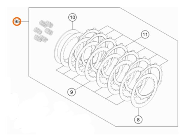 KIT DE EMBRAGUE 250 FREERIDE 14-17