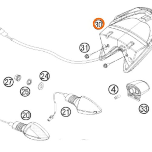 LUZ DE STOP 690 SM 690/990 07-11