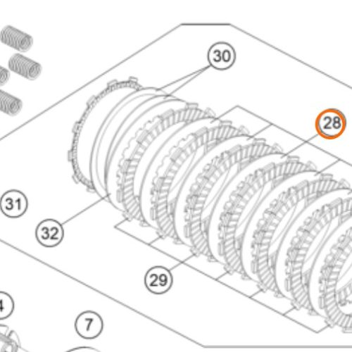 DISCO DE EMBRAGUE SEPARADOR 690 SM