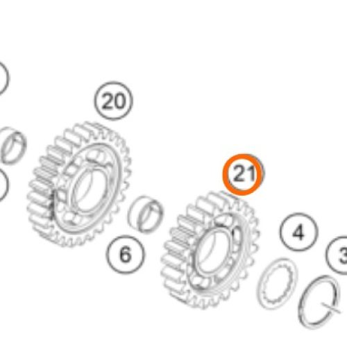 PIÑON DE 4TA 690 END 10-18