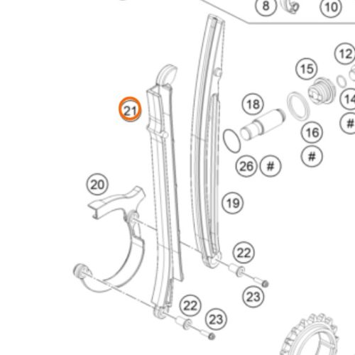 GUIA DE CADENILLA 690 END