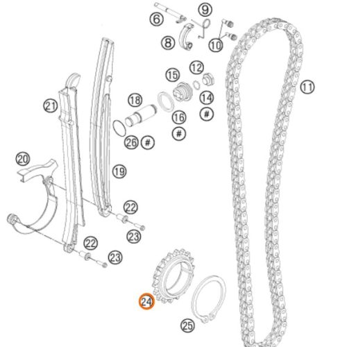 PIÑON DE DISTRIBUCION 690 07-09