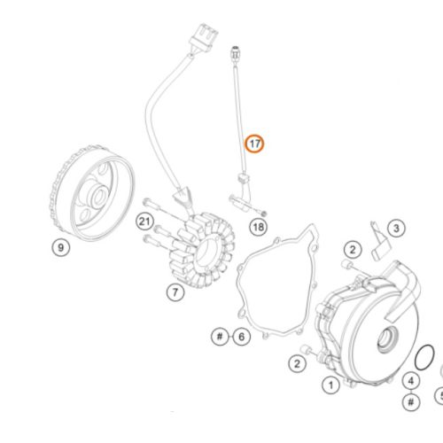 SENSOR PICK UP 690 SM/END/DUKE 07-18