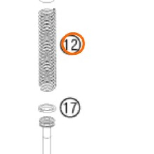 SIMBRA DE SUSPENCION DELANTERA 50 SX 2.5NM
