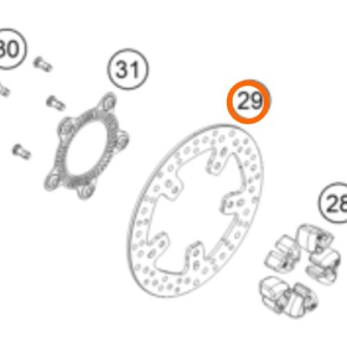 DISCO DE FRENO POS 690 DUKE 12-19