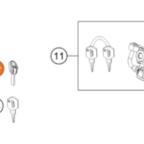 LLAVE MATRIZ 690 DUKE 12-19