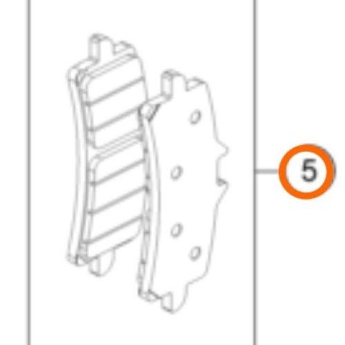 PASTILLAS DE FRENO DEL 690 DUKE R 14-17