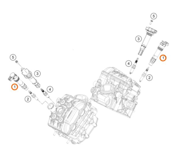 PIPETA DE BUJIA 690 DUKE R/1290 SR 12-19