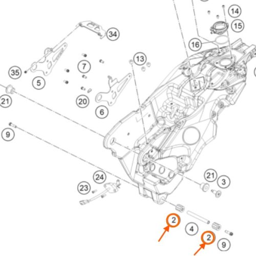 BUJE DE TANQUE 690 END R 12-16