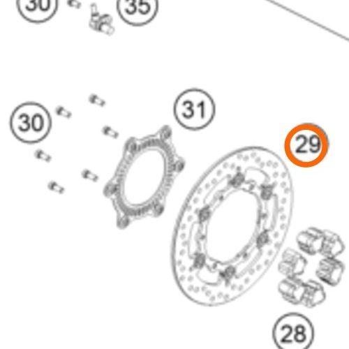 DISCO DE FRENO POS 690 END R 14-15