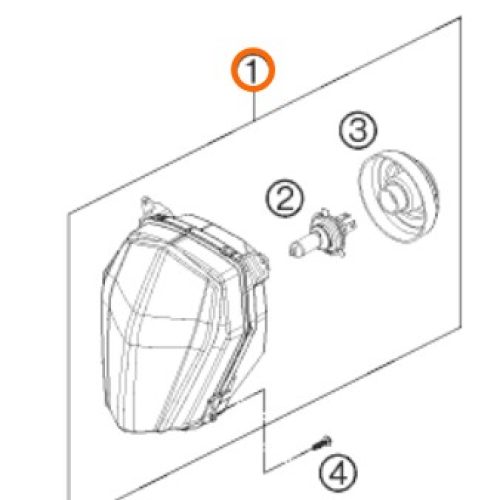 FARO DELANTERO 690 END 08-18