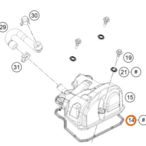 EMPAQUE DE TAPA VALVULAS 690 DUKE/ENDURO 16-24