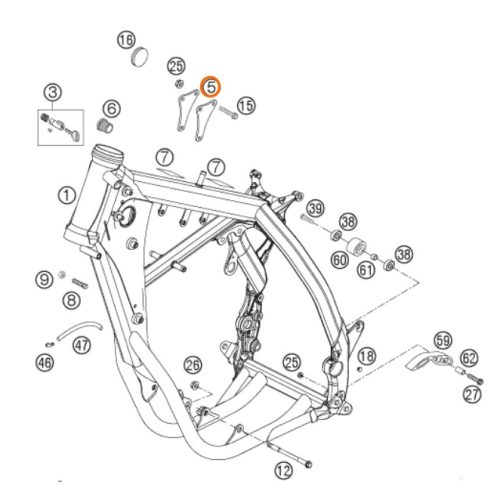SOPORTE DE MOTOR 250 F