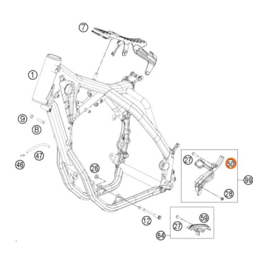 PROTECTOR DE PIÑON 250 SX F