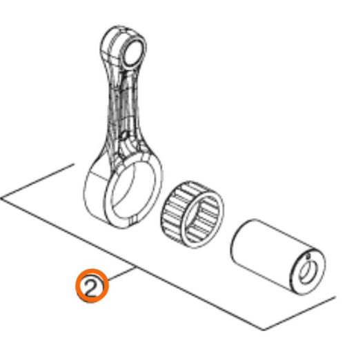 KIT DE BIELA 4T 250 EXC F 13-14