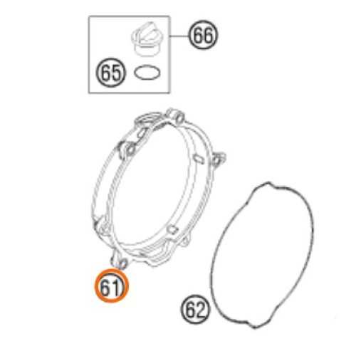 TAPA DE EMBRAGUE SX-F 250 2009