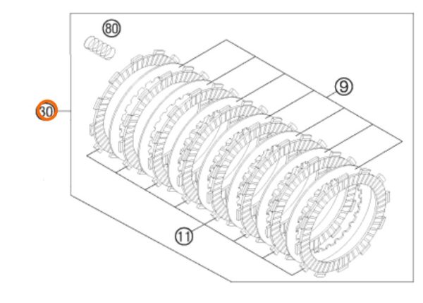 KIT DE EMBRAGUE 250 SX F/EXC F 07-12